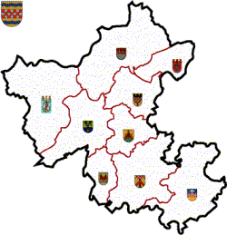 Kreiskarte Ennepe-Ruhr